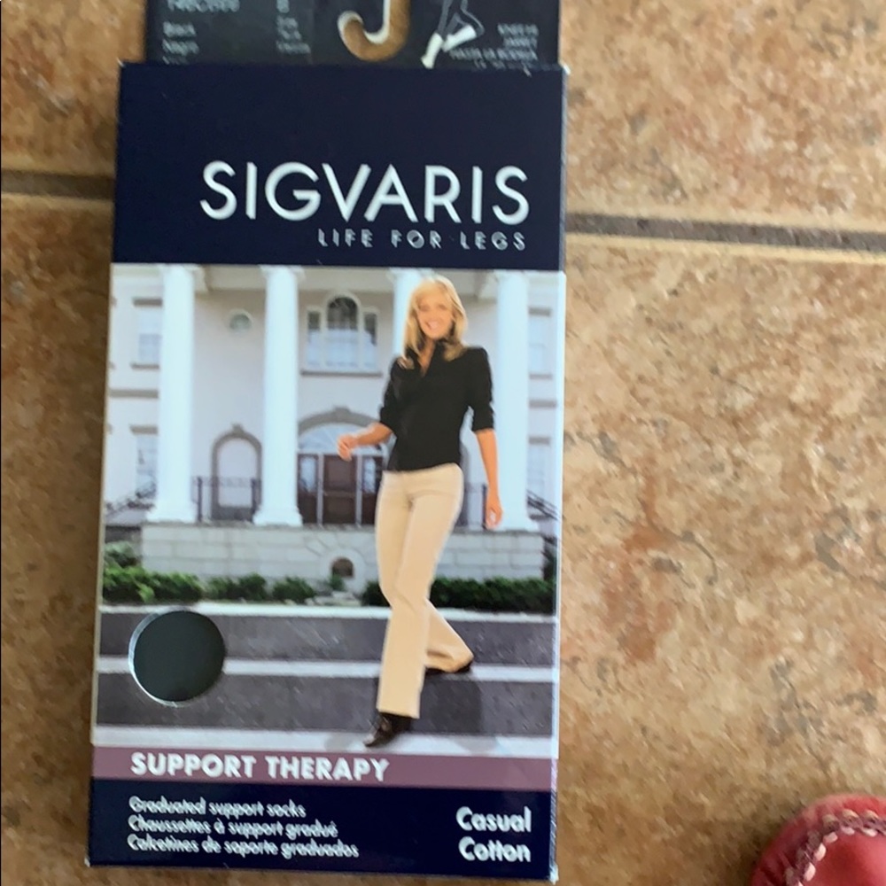 Sigvaris support therapy socks. NWOT tags.